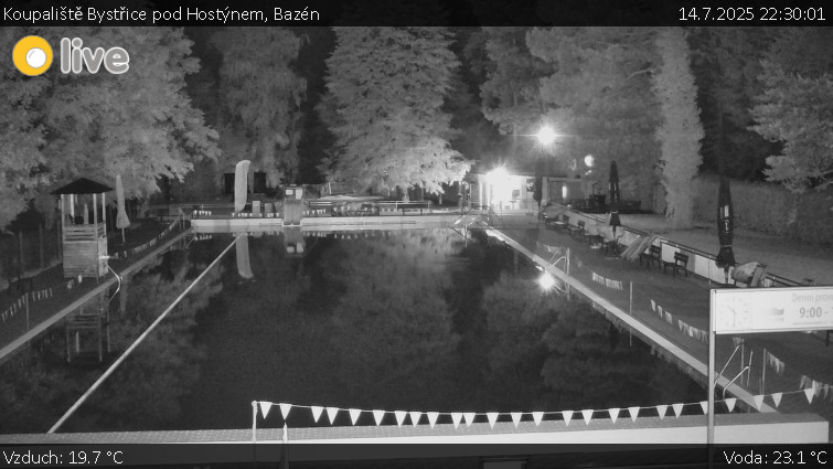 Koupaliště Bystřice pod Hostýnem - Bazén - 14.7.2025 v 22:30 Koupaliště Bystřice pod Hostýnem - Bazén - 14.7.2025 v 22:30