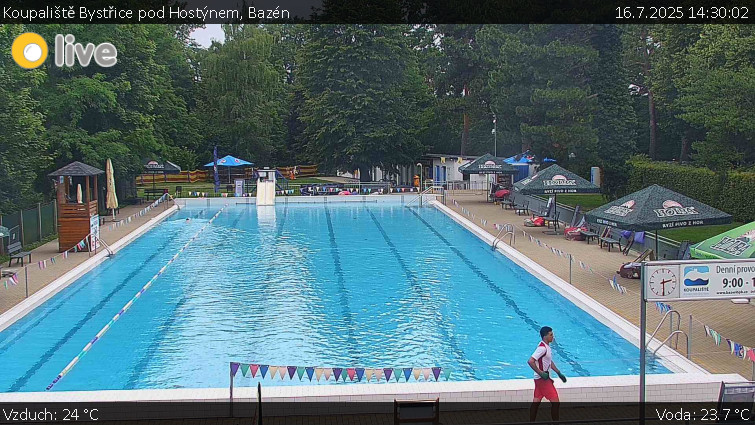 Koupaliště Bystřice pod Hostýnem - Bazén - 16.7.2025 v 14:30 Koupaliště Bystřice pod Hostýnem - Bazén - 16.7.2025 v 14:30