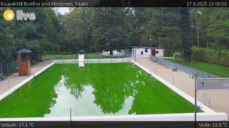 Koupaliště Bystřice pod Hostýnem - Bazén - 17.9.2025 v 13:00