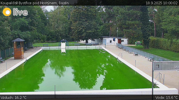 Koupaliště Bystřice pod Hostýnem - Bazén - 18.9.2025 v 10:00
