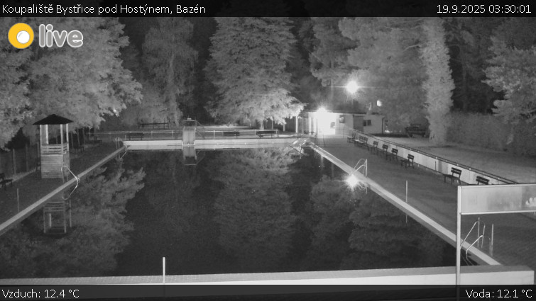Koupaliště Bystřice pod Hostýnem - Bazén - 19.9.2025 v 03:30