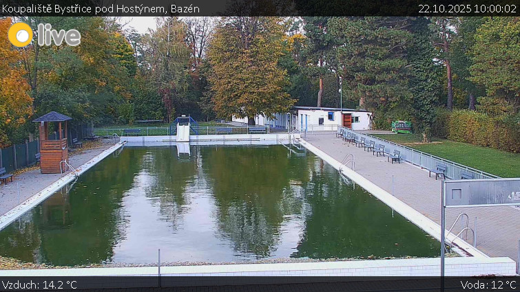 Koupaliště Bystřice pod Hostýnem - Bazén - 22.10.2025 v 10:00