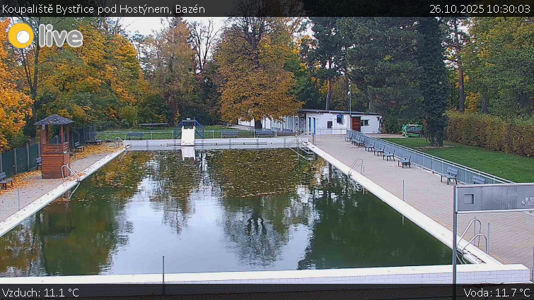 Koupaliště Bystřice pod Hostýnem - Bazén - 26.10.2025 v 10:30 Koupaliště Bystřice pod Hostýnem - Bazén - 26.10.2025 v 10:30