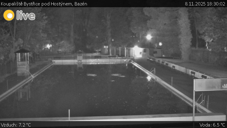Koupaliště Bystřice pod Hostýnem - Bazén - 8.11.2025 v 18:30