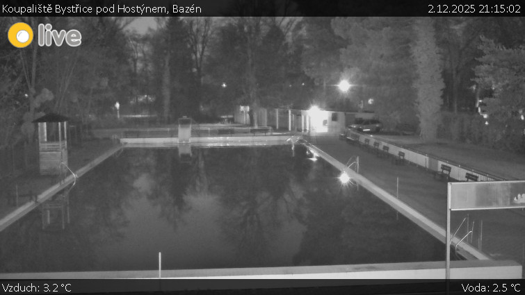 Koupaliště Bystřice pod Hostýnem - Bazén - 2.12.2025 v 21:15