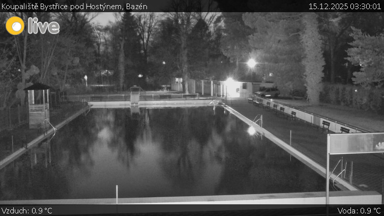 Koupaliště Bystřice pod Hostýnem - Bazén - 15.12.2025 v 03:30
