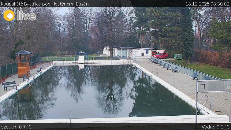 Koupaliště Bystřice pod Hostýnem - Bazén - 18.12.2025 v 08:30