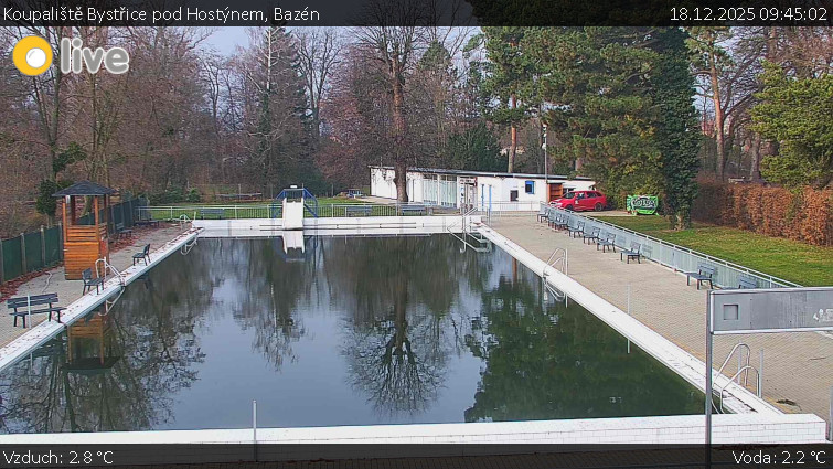 Koupaliště Bystřice pod Hostýnem - Bazén - 18.12.2025 v 09:45