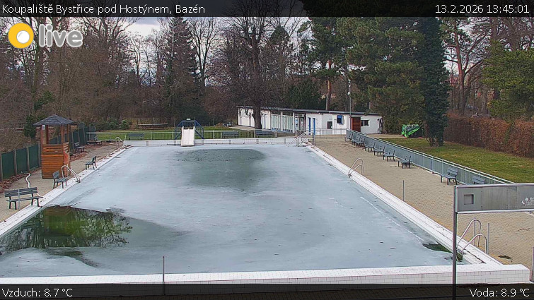 Koupaliště Bystřice pod Hostýnem - Bazén - 13.2.2026 v 13:45
