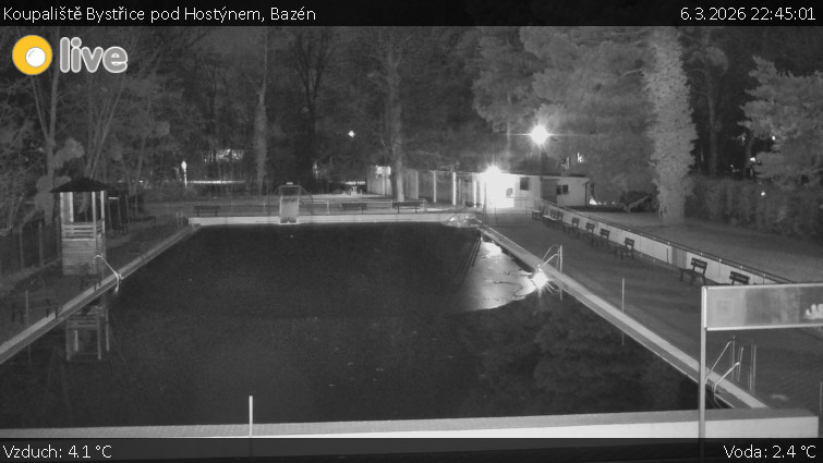 Koupaliště Bystřice pod Hostýnem - Bazén - 6.3.2026 v 22:45