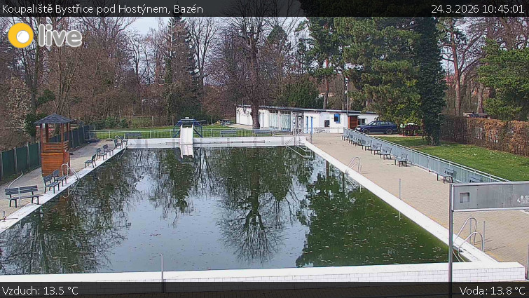 Koupaliště Bystřice pod Hostýnem - Bazén - 24.3.2026 v 10:45