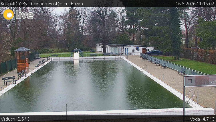Koupaliště Bystřice pod Hostýnem - Bazén - 26.3.2026 v 11:15