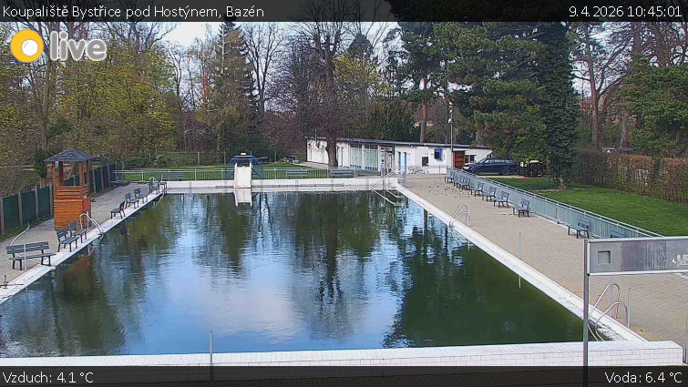 Koupaliště Bystřice pod Hostýnem - Bazén - 9.4.2026 v 10:45