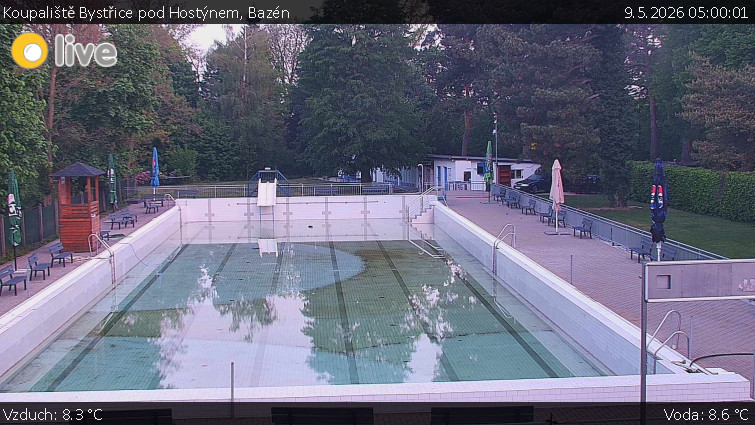 Koupaliště Bystřice pod Hostýnem - Bazén - 9.5.2026 v 05:00