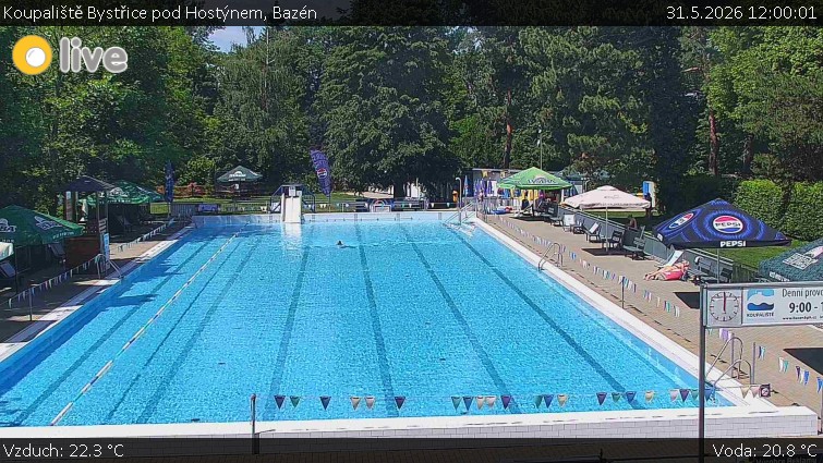 Koupaliště Bystřice pod Hostýnem - Bazén - 31.5.2026 v 12:00