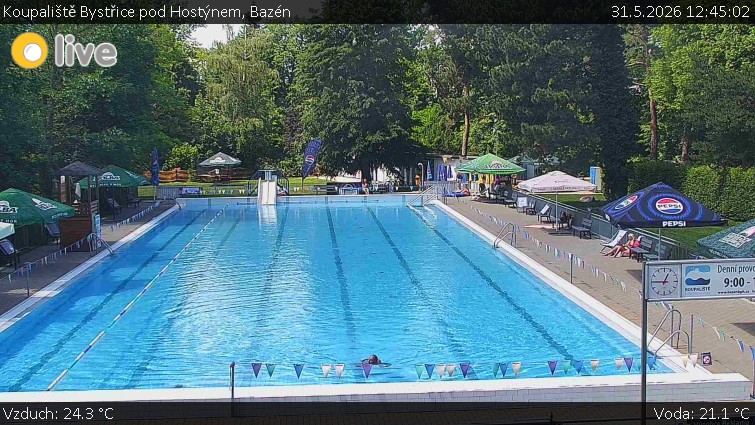 Koupaliště Bystřice pod Hostýnem - Bazén - 31.5.2026 v 12:45