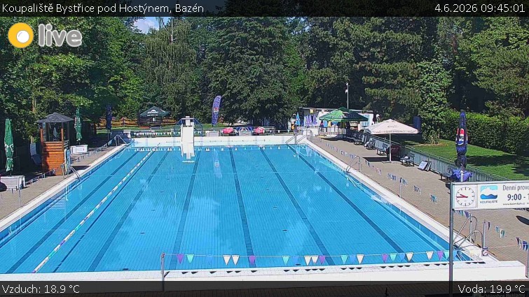 Koupaliště Bystřice pod Hostýnem - Bazén - 4.6.2026 v 09:45
