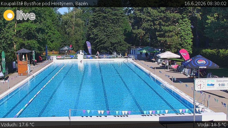 Koupaliště Bystřice pod Hostýnem - Bazén - 16.6.2026 v 08:30