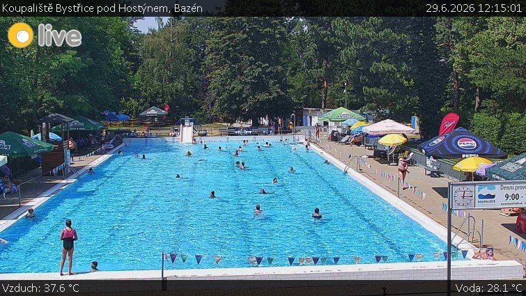 Koupaliště Bystřice pod Hostýnem - Bazén - 29.6.2026 v 12:15