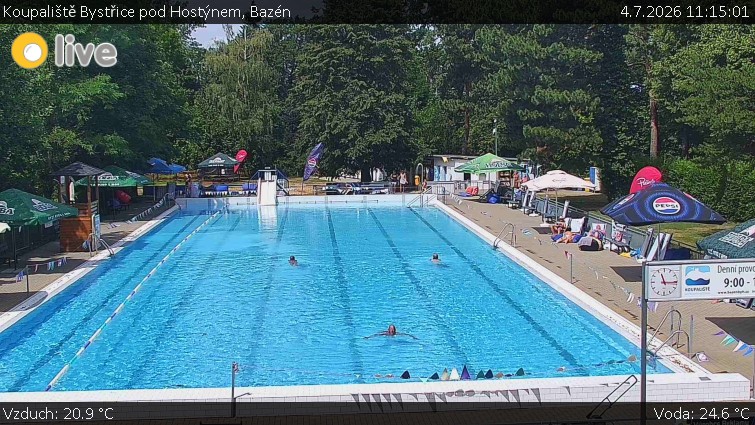 Koupaliště Bystřice pod Hostýnem - Bazén - 4.7.2026 v 11:15