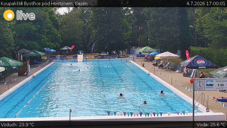 Koupaliště Bystřice pod Hostýnem - Bazén - 4.7.2026 v 17:00