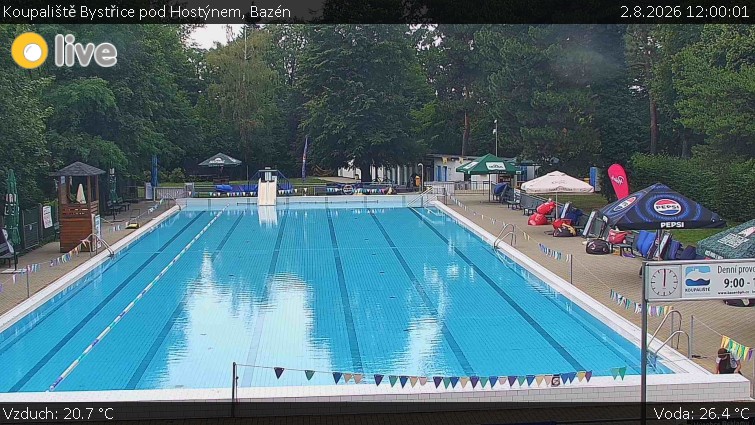 Koupaliště Bystřice pod Hostýnem - Bazén - 2.8.2026 v 12:00