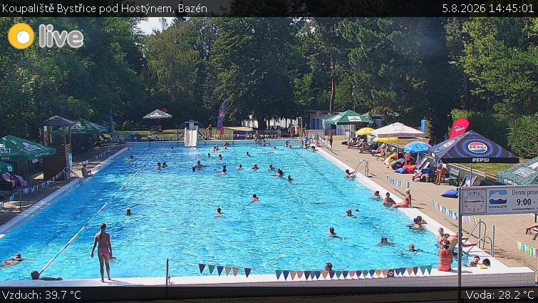Koupaliště Bystřice pod Hostýnem - Bazén - 5.8.2026 v 14:45