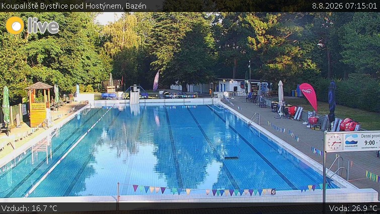 Koupaliště Bystřice pod Hostýnem - Bazén - 8.8.2026 v 07:15