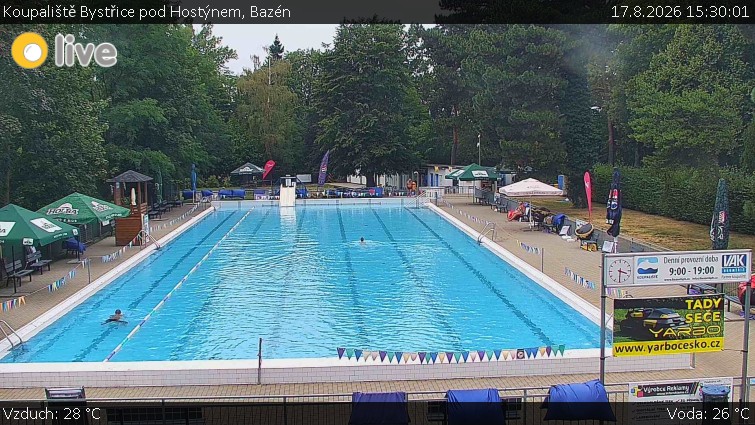 Koupaliště Bystřice pod Hostýnem - Bazén - 17.8.2026 v 15:30