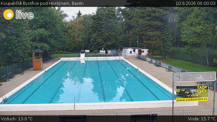 Koupaliště Bystřice pod Hostýnem - Bazén - 10.9.2026 v 08:00