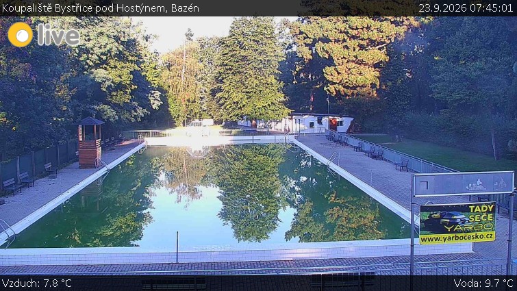 Koupaliště Bystřice pod Hostýnem - Bazén - 23.9.2026 v 07:45