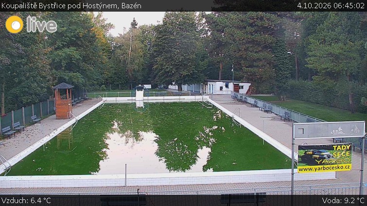Koupaliště Bystřice pod Hostýnem - Bazén - 4.10.2026 v 06:45