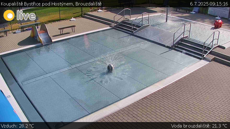 Koupaliště Bystřice pod Hostýnem - Brouzdaliště - 6.7.2025 v 09:15 Koupaliště Bystřice pod Hostýnem - Brouzdaliště - 6.7.2025 v 09:15