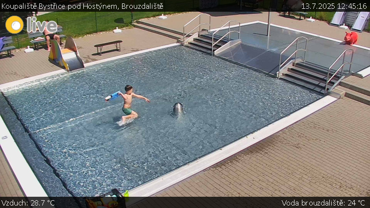 Koupaliště Bystřice pod Hostýnem - Brouzdaliště - 13.7.2025 v 12:45 Koupaliště Bystřice pod Hostýnem - Brouzdaliště - 13.7.2025 v 12:45