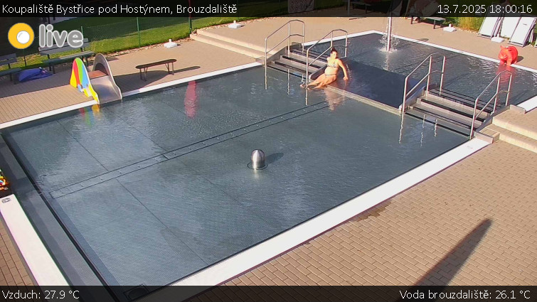 Koupaliště Bystřice pod Hostýnem - Brouzdaliště - 13.7.2025 v 18:00 Koupaliště Bystřice pod Hostýnem - Brouzdaliště - 13.7.2025 v 18:00