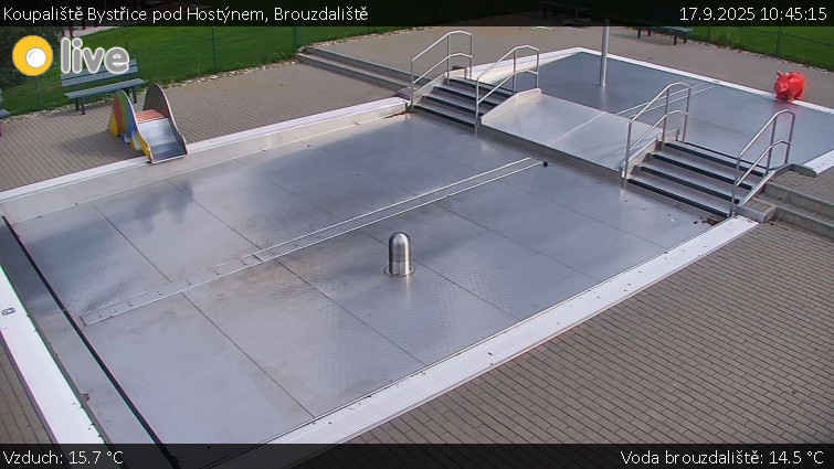 Koupaliště Bystřice pod Hostýnem - Brouzdaliště - 17.9.2025 v 10:45