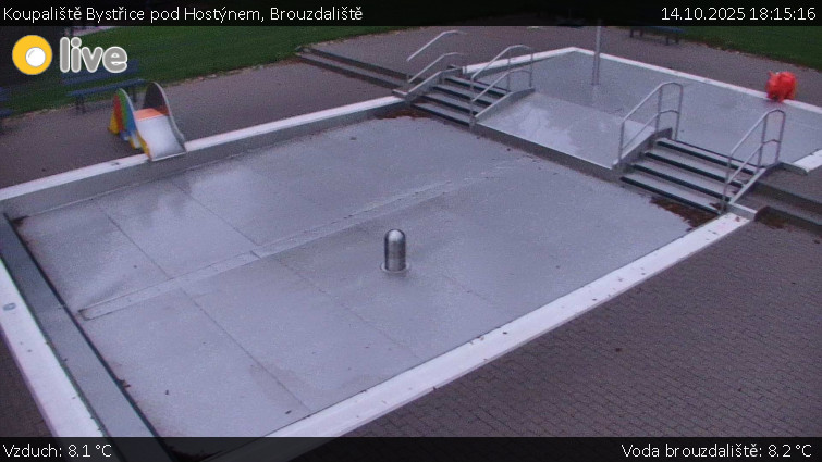 Koupaliště Bystřice pod Hostýnem - Brouzdaliště - 14.10.2025 v 18:15 Koupaliště Bystřice pod Hostýnem - Brouzdaliště - 14.10.2025 v 18:15