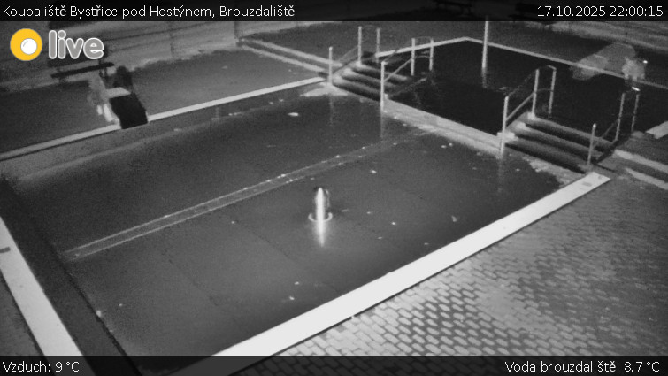 Koupaliště Bystřice pod Hostýnem - Brouzdaliště - 17.10.2025 v 22:00 Koupaliště Bystřice pod Hostýnem - Brouzdaliště - 17.10.2025 v 22:00