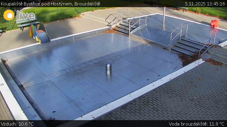 Koupaliště Bystřice pod Hostýnem - Brouzdaliště - 5.11.2025 v 13:45