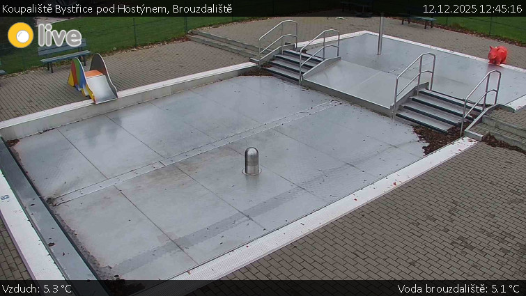 Koupaliště Bystřice pod Hostýnem - Brouzdaliště - 12.12.2025 v 12:45