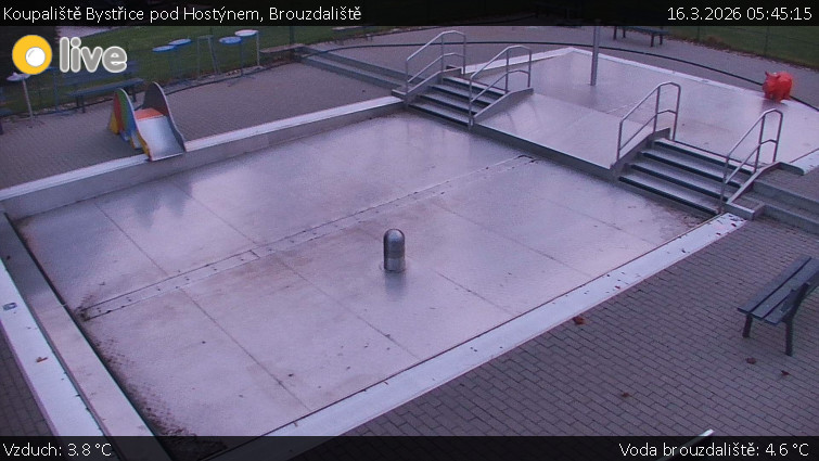 Koupaliště Bystřice pod Hostýnem - Brouzdaliště - 16.3.2026 v 05:45