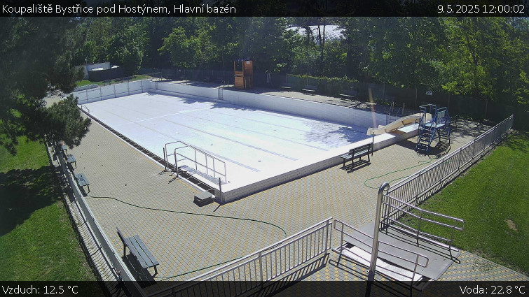 Koupaliště Bystřice pod Hostýnem - Hlavní bazén - 9.5.2025 v 12:00 Koupaliště Bystřice pod Hostýnem - Hlavní bazén - 9.5.2025 v 12:00