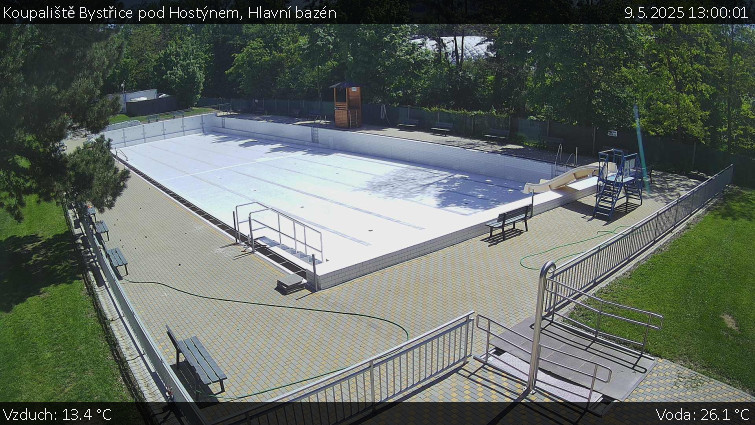 Koupaliště Bystřice pod Hostýnem - Hlavní bazén - 9.5.2025 v 13:00 Koupaliště Bystřice pod Hostýnem - Hlavní bazén - 9.5.2025 v 13:00