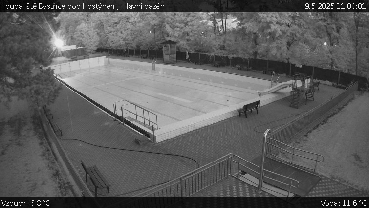 Koupaliště Bystřice pod Hostýnem - Hlavní bazén - 9.5.2025 v 21:00 Koupaliště Bystřice pod Hostýnem - Hlavní bazén - 9.5.2025 v 21:00