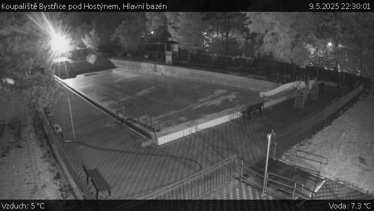 Koupaliště Bystřice pod Hostýnem - Hlavní bazén - 9.5.2025 v 22:30 Koupaliště Bystřice pod Hostýnem - Hlavní bazén - 9.5.2025 v 22:30