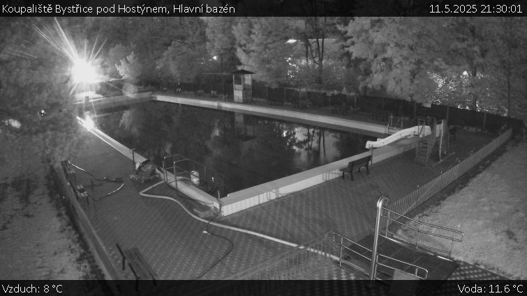 Koupaliště Bystřice pod Hostýnem - Hlavní bazén - 11.5.2025 v 21:30 Koupaliště Bystřice pod Hostýnem - Hlavní bazén - 11.5.2025 v 21:30