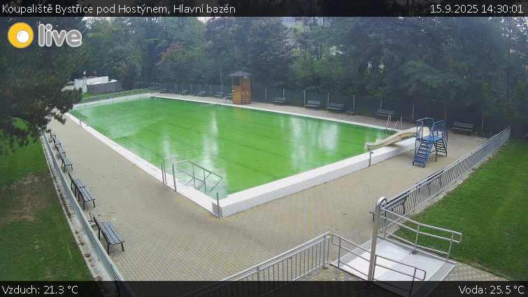 Koupaliště Bystřice pod Hostýnem - Hlavní bazén - 15.9.2025 v 14:30