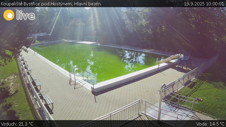 Koupaliště Bystřice pod Hostýnem - Hlavní bazén - 19.9.2025 v 10:00