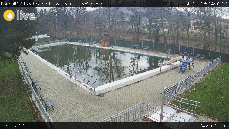 Koupaliště Bystřice pod Hostýnem - Hlavní bazén - 4.12.2025 v 14:00