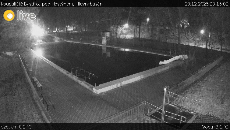 Koupaliště Bystřice pod Hostýnem - Hlavní bazén - 23.12.2025 v 23:15